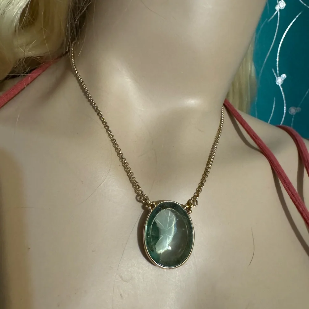 MONET Glass Pendant Necklace